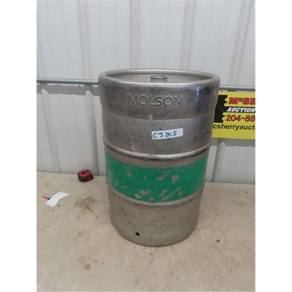 Molson Aluminium Keg