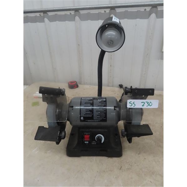 Maxima 6" Variable Speed Bench Grinder with Light