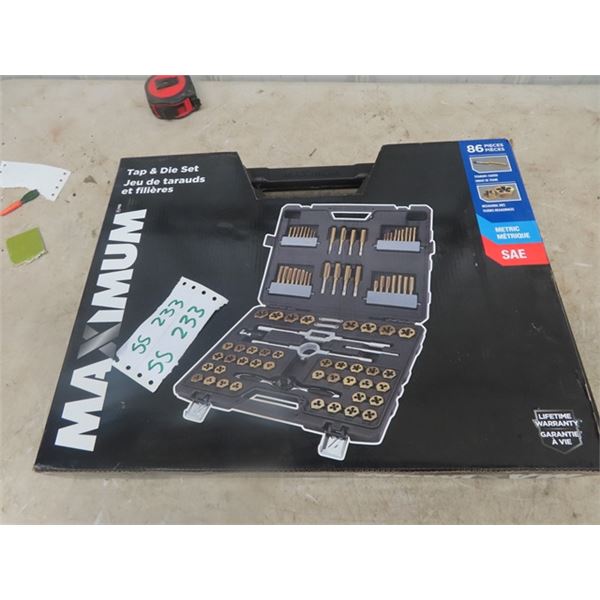 New Mastercraft 86 Piece Tap + Die Set