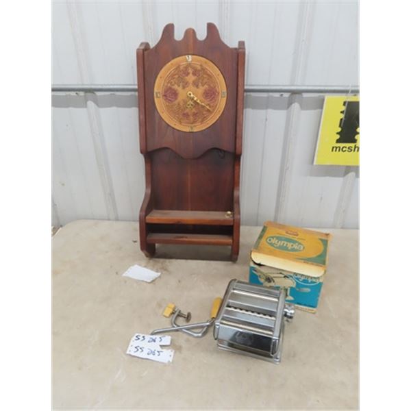 Olympia Noodle Maker & Wall Mount Clock
