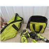 Image 3 : Ryobi 18 Volt Tool Set; Reciprocating Saw, 3 Drills, 3 Batteries, Charger & Soft Case
