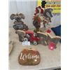 Image 2 : 7  Barnboard Displays; Tractor, Farm Animals, Rooster17"x 10"