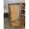 Image 5 : Wall Mount Wood Working Tool Cabinet Full of Tools Saws, Hammer, Chisles, Planer, Level  40" x 45"  