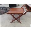 Image 1 : Teak Folding TV Table