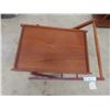 Image 2 : Teak Folding TV Table