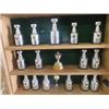 Image 2 : Custom Built Stanley Cup Display Shelf with 36 Mini NHL Stanley Cup Trophies plus others- Some Boxes