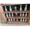 Image 3 : Custom Built Stanley Cup Display Shelf with 36 Mini NHL Stanley Cup Trophies plus others- Some Boxes