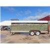Image 1 : Sokal 20' Tandem ( 7000 lbs x 2) Stock Trailer HAVE TOD - Rubber Matted Floor