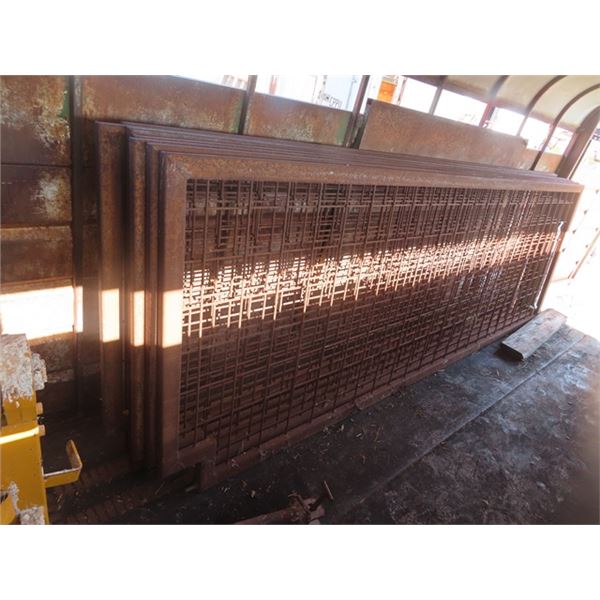 7 Steel Panels 4' x 12 '