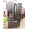 Image 1 : Samsung Dark Stainless Steel Side by Side Bottom Freezer Fridge with Water + Ice Dispenser 70" x 36"