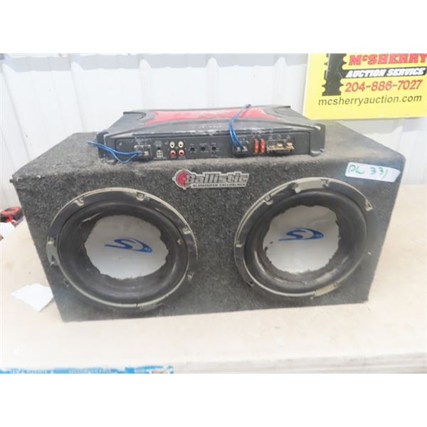 Ballistic Subwoofer 1200 Watt