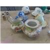 Image 5 : 8 China Cup + Saucer Pairs & 1 Cream + Sugar; Shelley, Royal Crown Derby, Anoles plus others