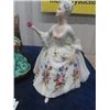 Image 2 : 3 Royal Doulton Figurines; 1) Rose 4.5" Tall, 1) Leisure House 1949 7" , 1) Diana 1985 7.5"