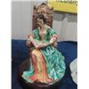 Image 3 : 3 Royal Doulton Figurines; 1) Rose 4.5" Tall, 1) Leisure House 1949 7" , 1) Diana 1985 7.5"