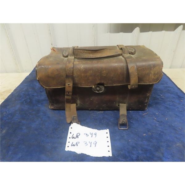 Old Leather Carry Case 6" x 6" x 18"