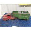 Image 3 : Lincoln Pressed Metal Truck + Trailer 18" Long