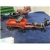 Image 4 : 3 Cast Horse + Delivery Wagon- Biggest 12" Long 6" Tall