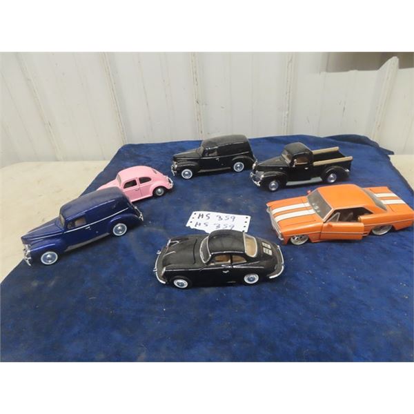 6 Die Cast  Cars 1/24 Scale