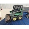 Image 3 : Die Cast John Deere Skid Steer & 2 Plastic Semi Trucks
