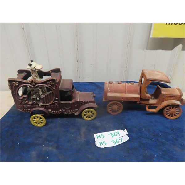 2 Cast Trucks; 1) Fuel Tanker, 1) Circus