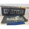 Image 1 : Rock 'n' Roll Display ; Led Zeppelin + Judas Priest - Biggest one 16" x 50"