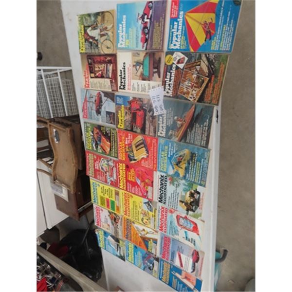 24 1970's  Popular Mechanics Magazines
