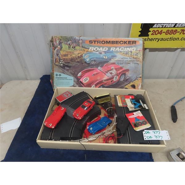 Vintage Strombecker Race Track with Box