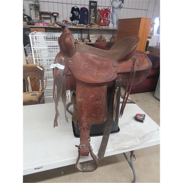 Western Raw Hide Saddle