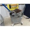 Image 3 : Galvanized Tub & Mop Pail