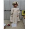 Image 1 : Porcelain Doll Ivory by Virgina Turner # 4 of 600 With Certificate  & Box 33" Tall - New Condition