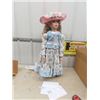 Image 1 : Porcelain Doll 'Nicole' with Certificate - Special Edition #5 of 6 36" Tall by Virginia Turner - New