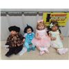 Image 1 : 4 Artist Studio Collector Dolls 20" Tall New Condition
