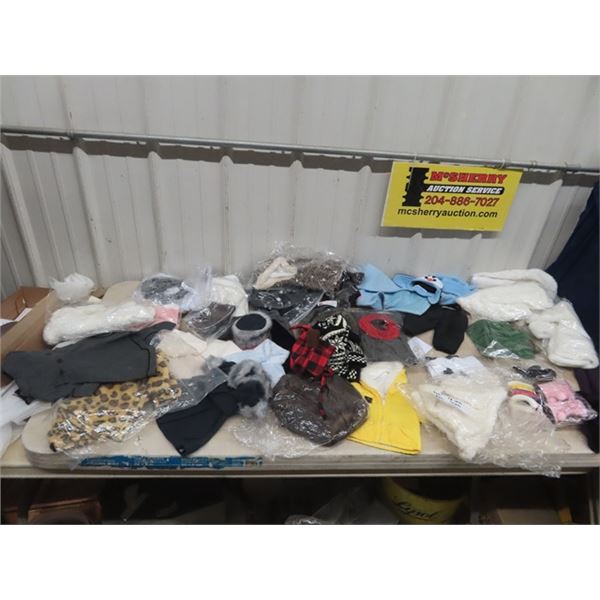 Over 30 Pieces of Doll Clothing