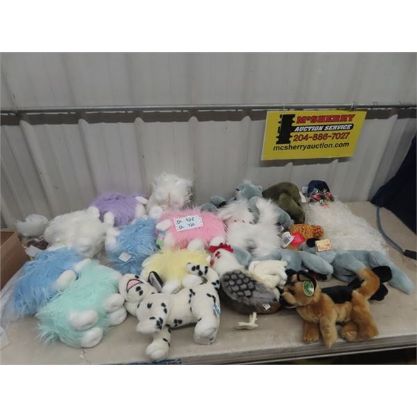 Plush Animals - New Condition "Russ", "Diamond" HANSA plus others