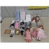 Image 1 : 16 Porcelain Dolls - Some with Boxes, Not all; Betty McCall, Bitty Bethany, Kishlets and others