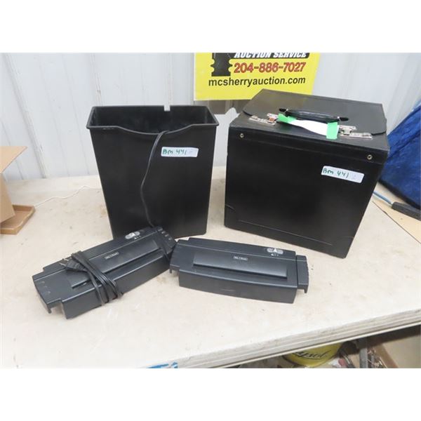 Paper Shredder & Briefcase with Combination