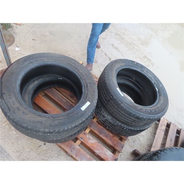 4 -Goodyear 235/60R18 75% Tread