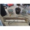 Image 1 : Feed Pail, Galvanized Pail, Radiant Heater