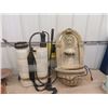 Image 1 : Backpack Yard Sprayer & Wall Mount Fountain 17" x 33"