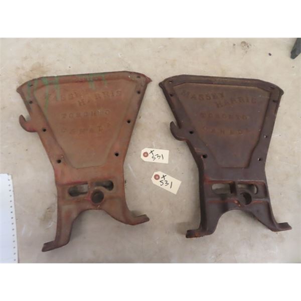 Massey Harris Cast Seed Box Ends