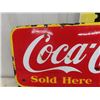 Image 2 : 1947 Coca-Cola Porcelain Sign 12" x 29.5"