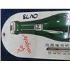 Image 2 : Vintage Porcelain 7Up Thermometer Made in Canada 6" x 15"