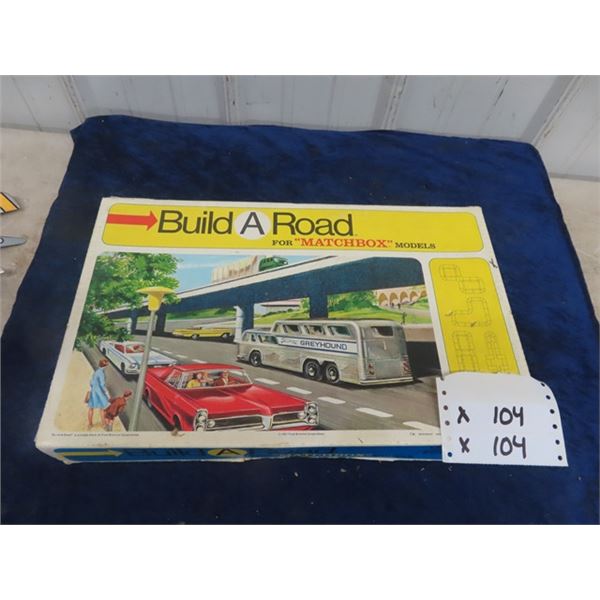 1967 Build a Road For Matchbox with Box
