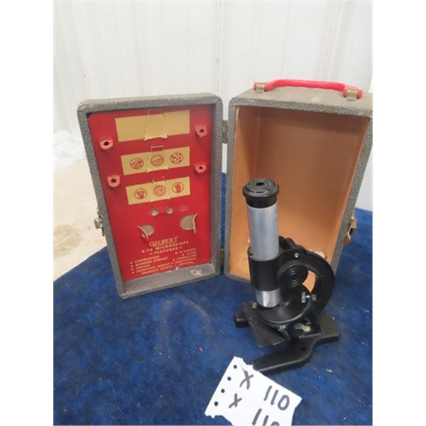 Gilbert S-16  Microscope & Case