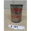 Image 1 : Hi-Val-Va Motor Oil Quart Tin