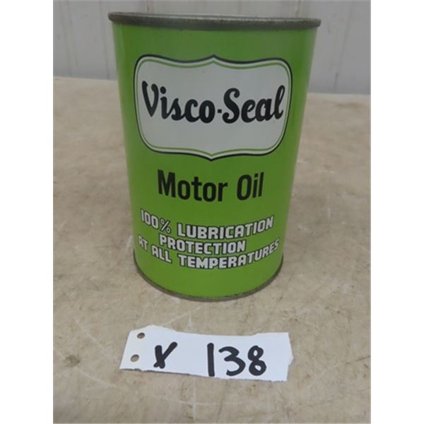 Visco - Seal Motor Oil Quart Tin with Product