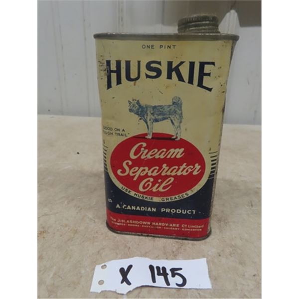 Huskie Cream Seperator Oil 1 Pint Tin