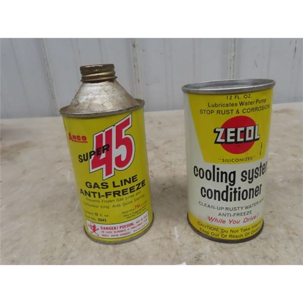 2 Tins; 1) Super 45 Antifreeze, 1) Zecol Cooling System