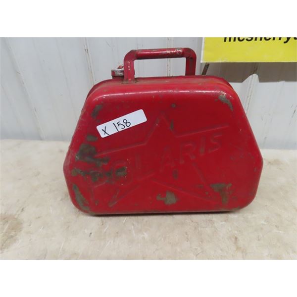 Polaris Metal Embossed Snowmobile Fuel Tank