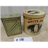 Image 3 : 2 Tobacco Tins; 1) White Owl Cigar, 1) Old Chum